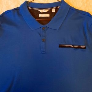 Calvin Klein polo shirt in nice royal blue